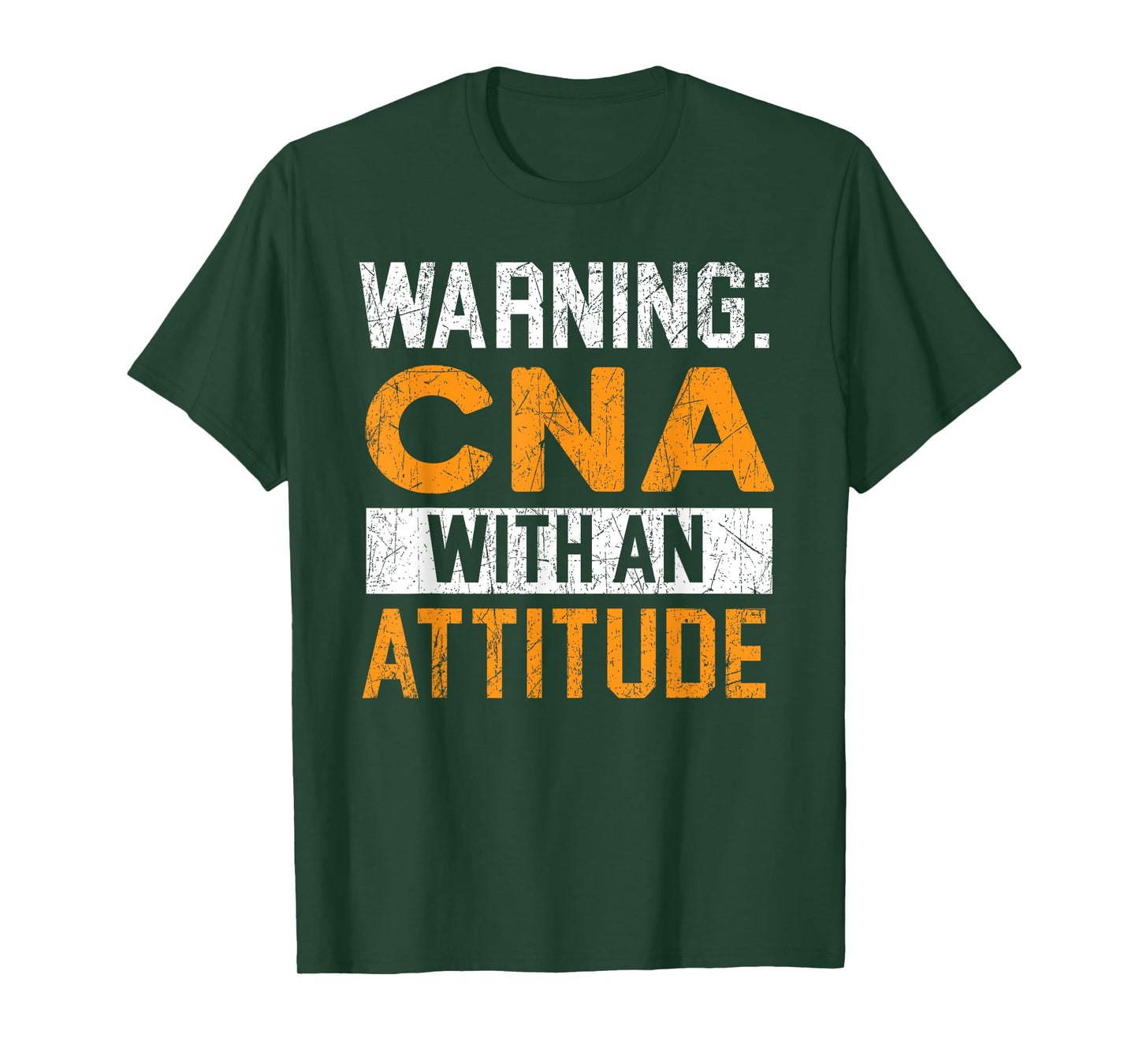 CNA With An Attitude Certified Nursing Assistant Medical T-Shirt