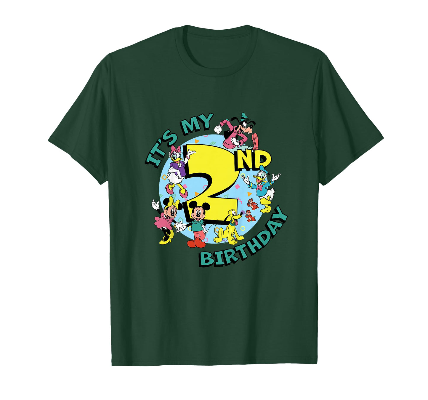 Disney Mickey and Friends It’s My Second 2nd Birthday T-Shirt