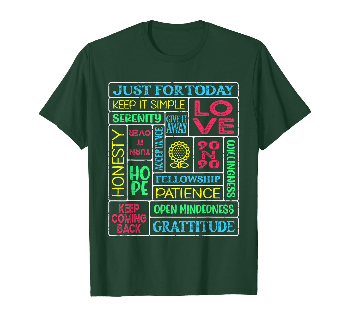 Spiritual Narcotics Anonymous Garden T-Shirt