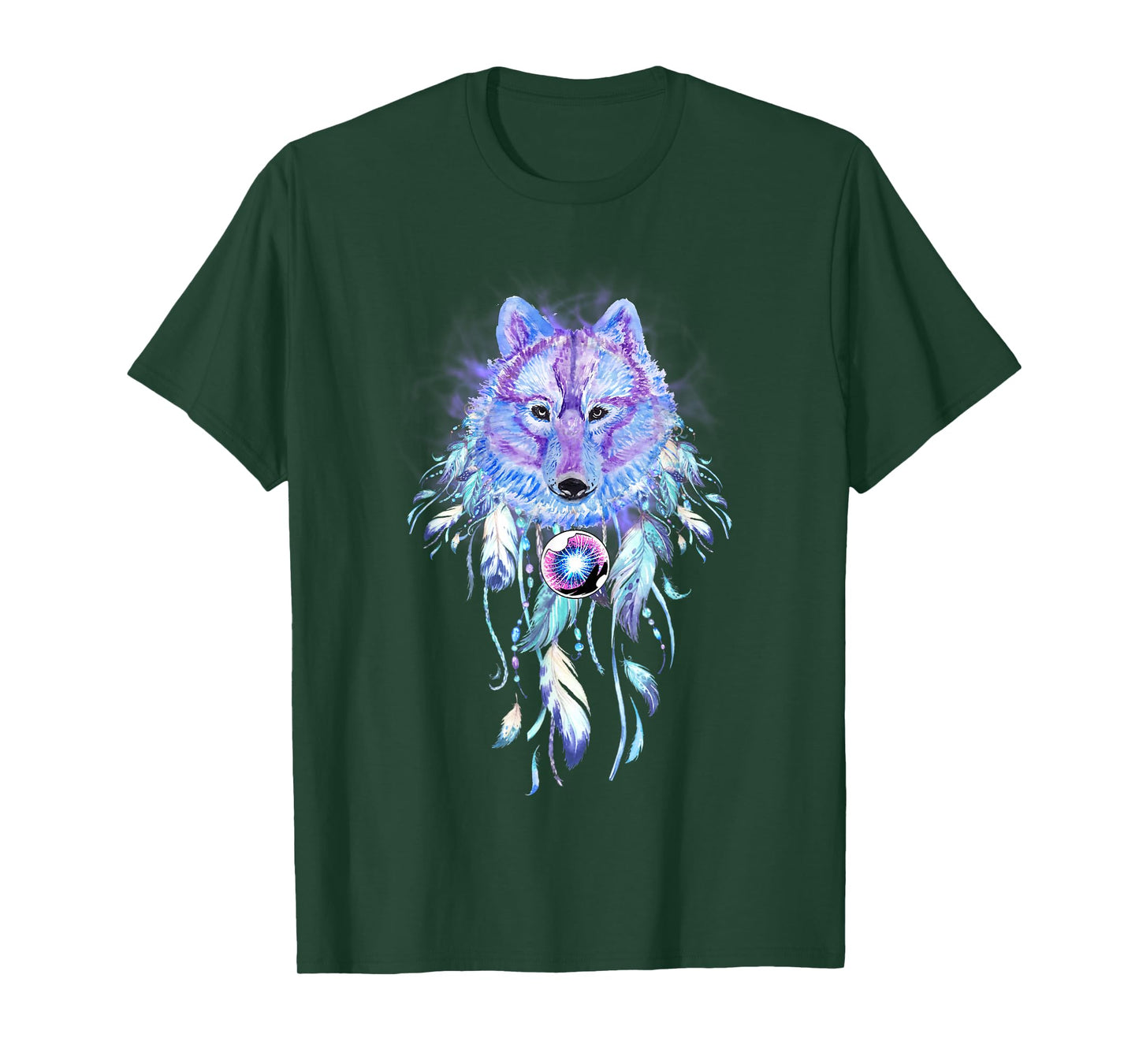 Wolf Dream Catcher T-Shirt