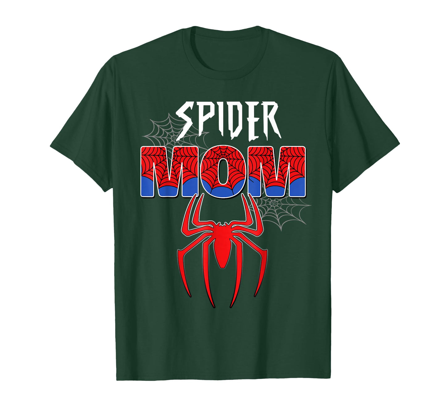 Women Spider Mom Mother's Day Matching Family Birthday T-Shirt