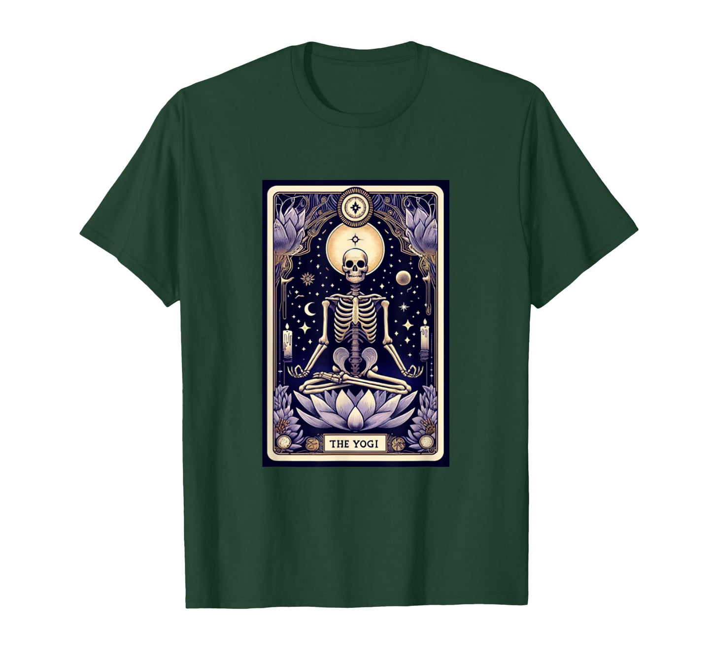 The Yogi Tarot Card Yoga Skeleton T-Shirt