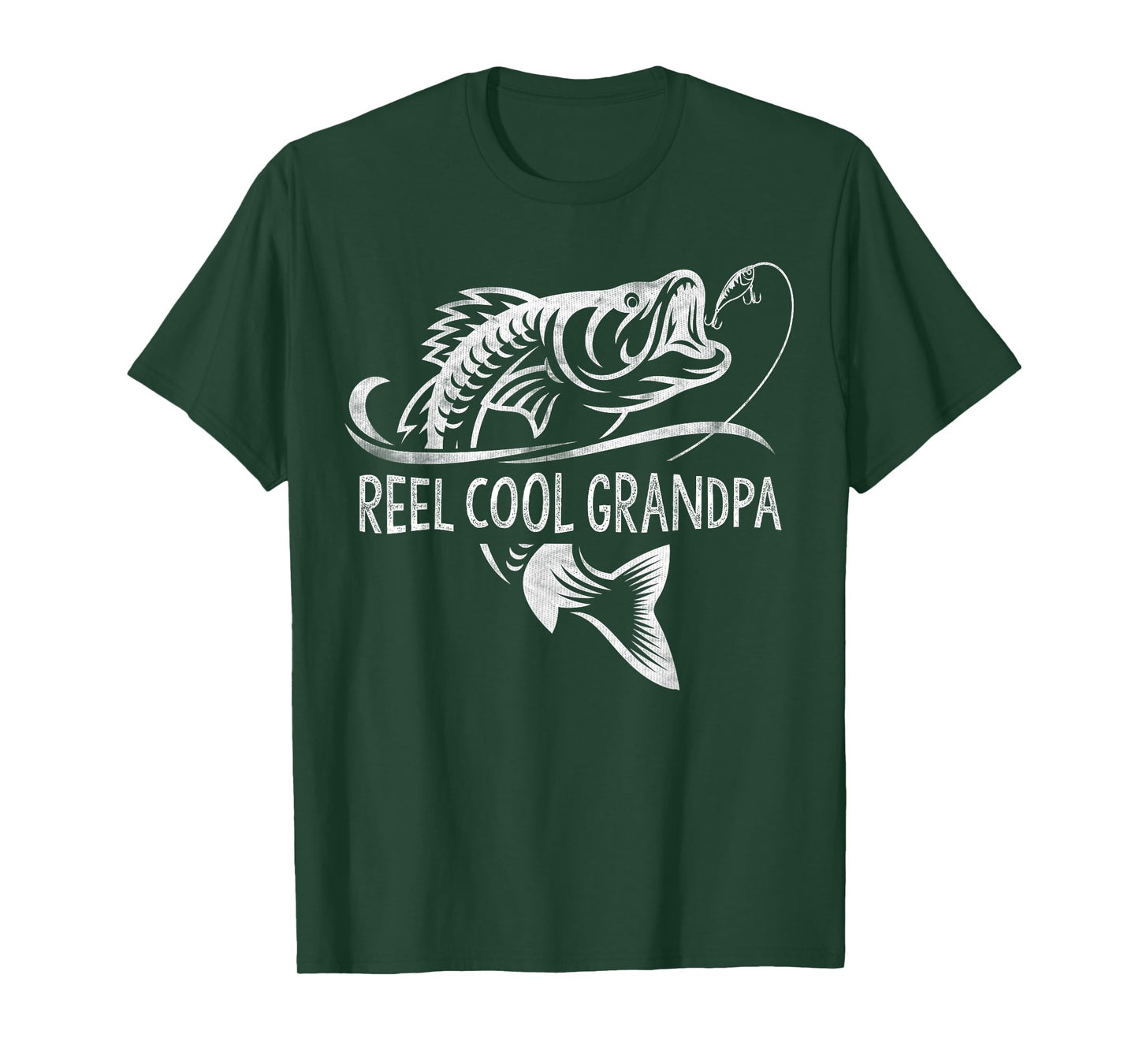 Reel Cool Grandpa Fishing Gifts Grandpa Father's Day T-Shirt