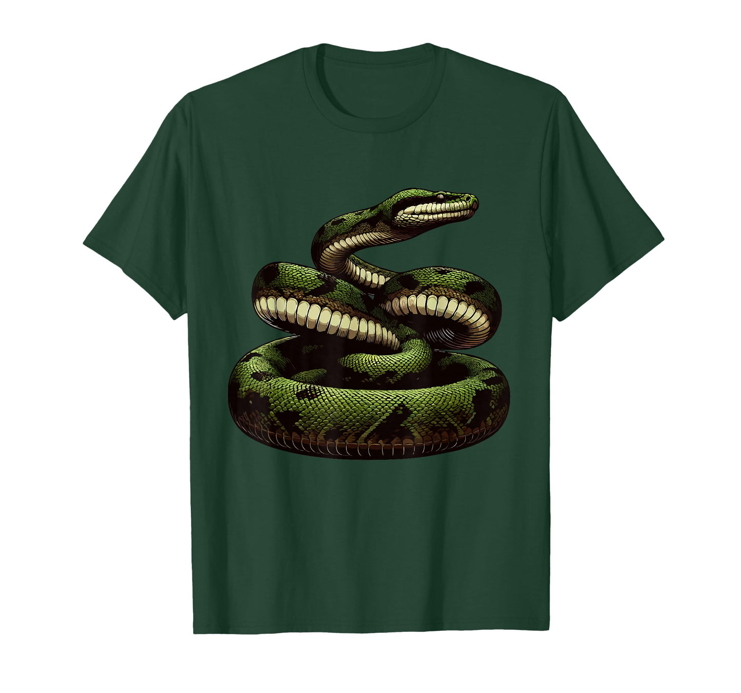 Rainforest Anaconda snake for men women boys girls kids T-Shirt