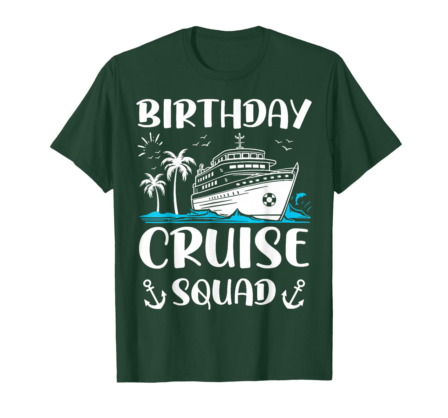 Birthday Cruise Squad Birthday Party Crew T-Shirt