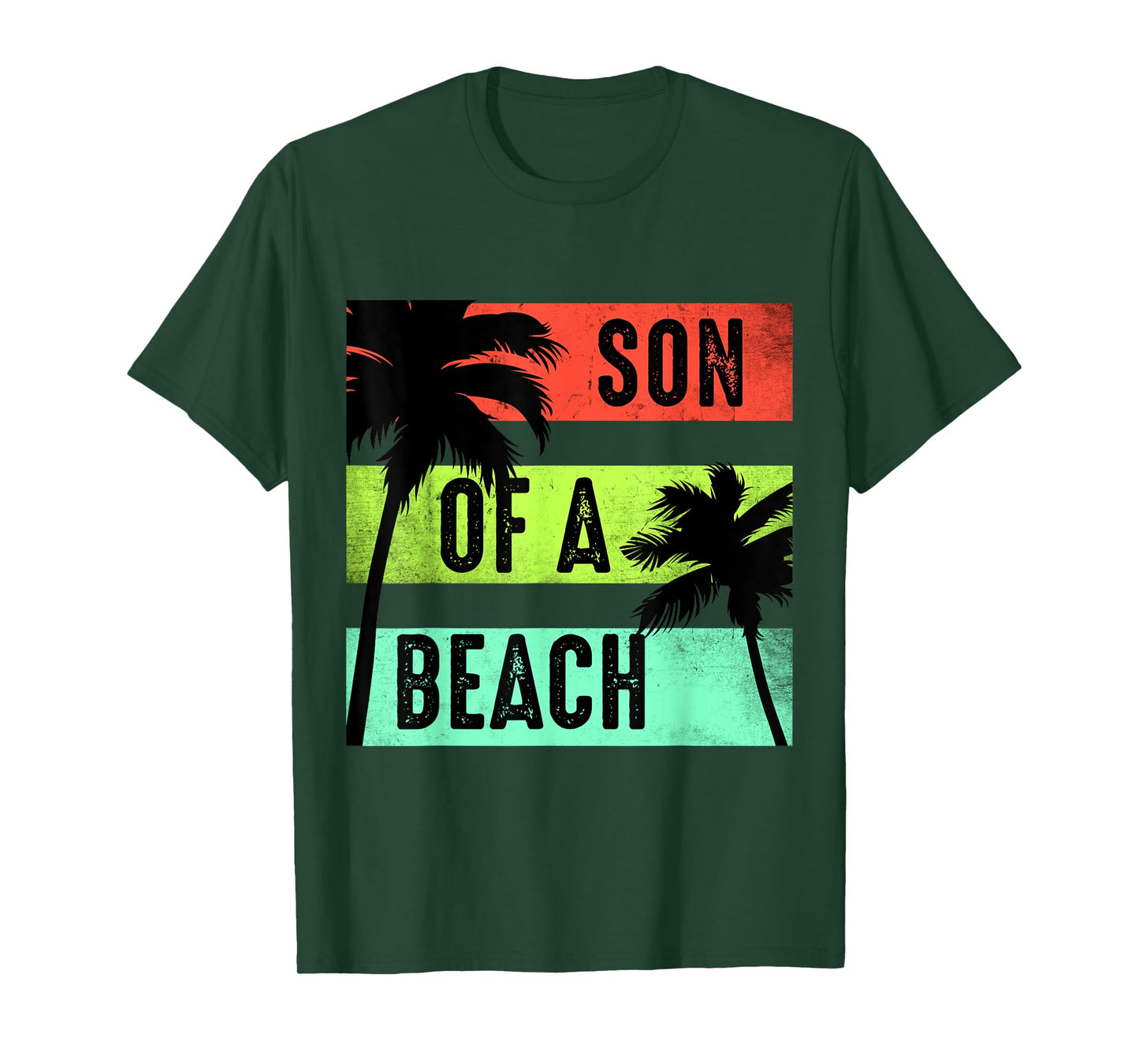 Vintage Son of a Beach Funny Vacation Tshirt for Travellers T-Shirt