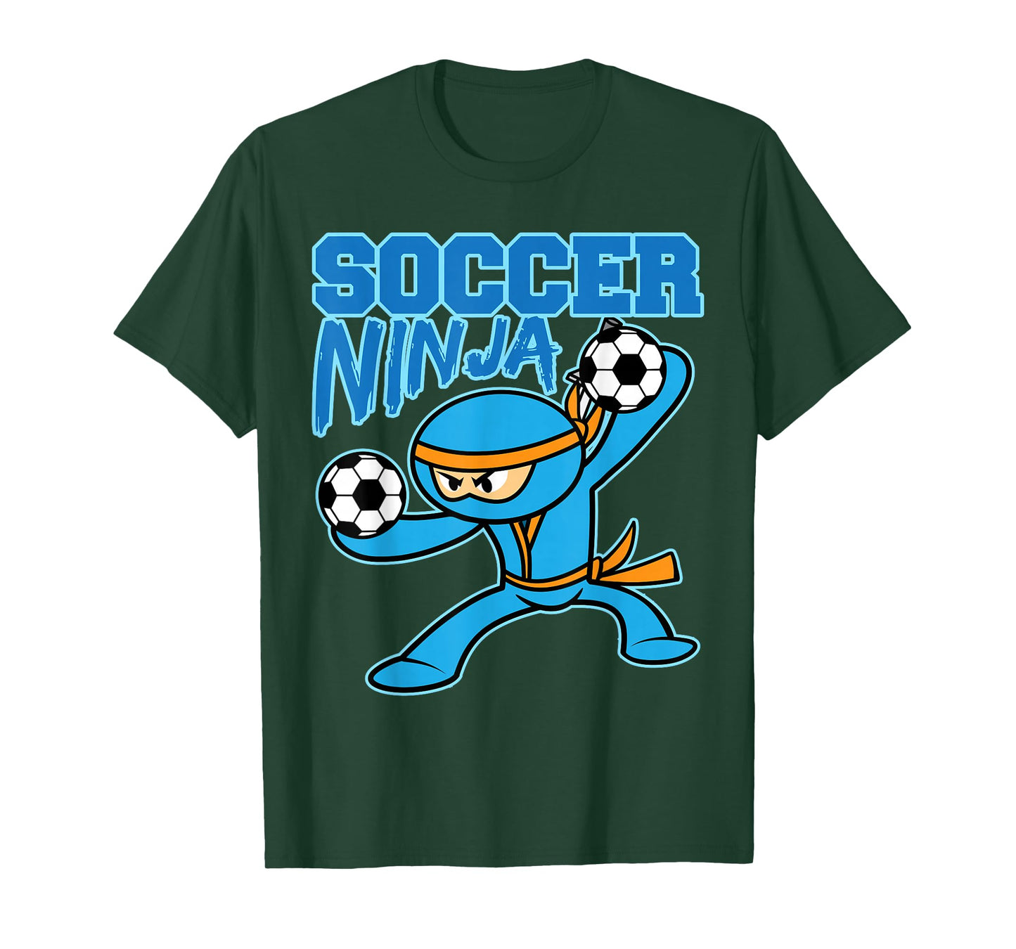 Soccer Ninja Player Cute Football Lovers Funny Gift T-Shirt