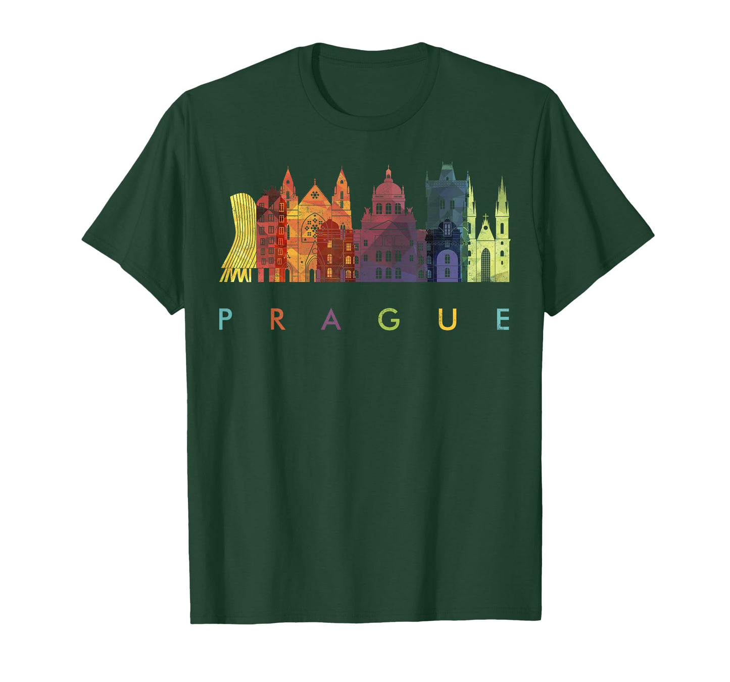 Travel Europe Czech Republic Prague Family Vacation Souvenir T-Shirt