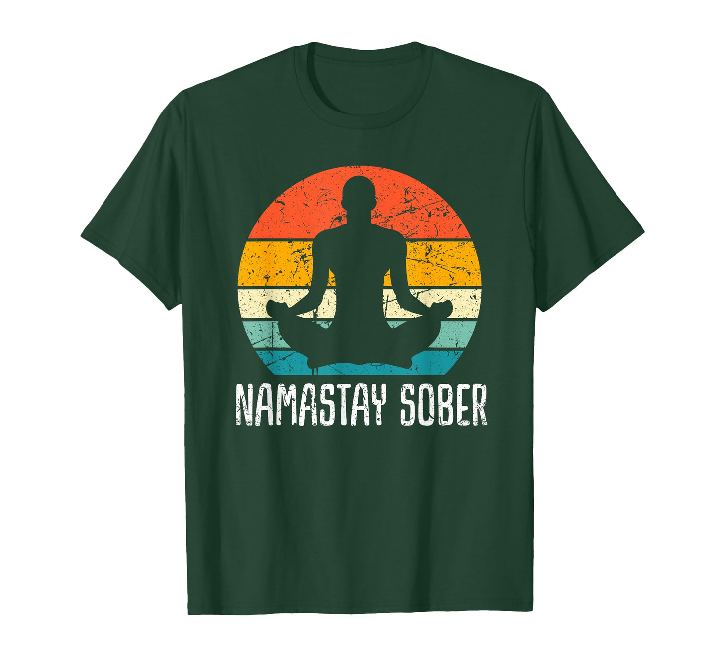 Namastay Sober Recovery Support Sobriety NA AA T-Shirt