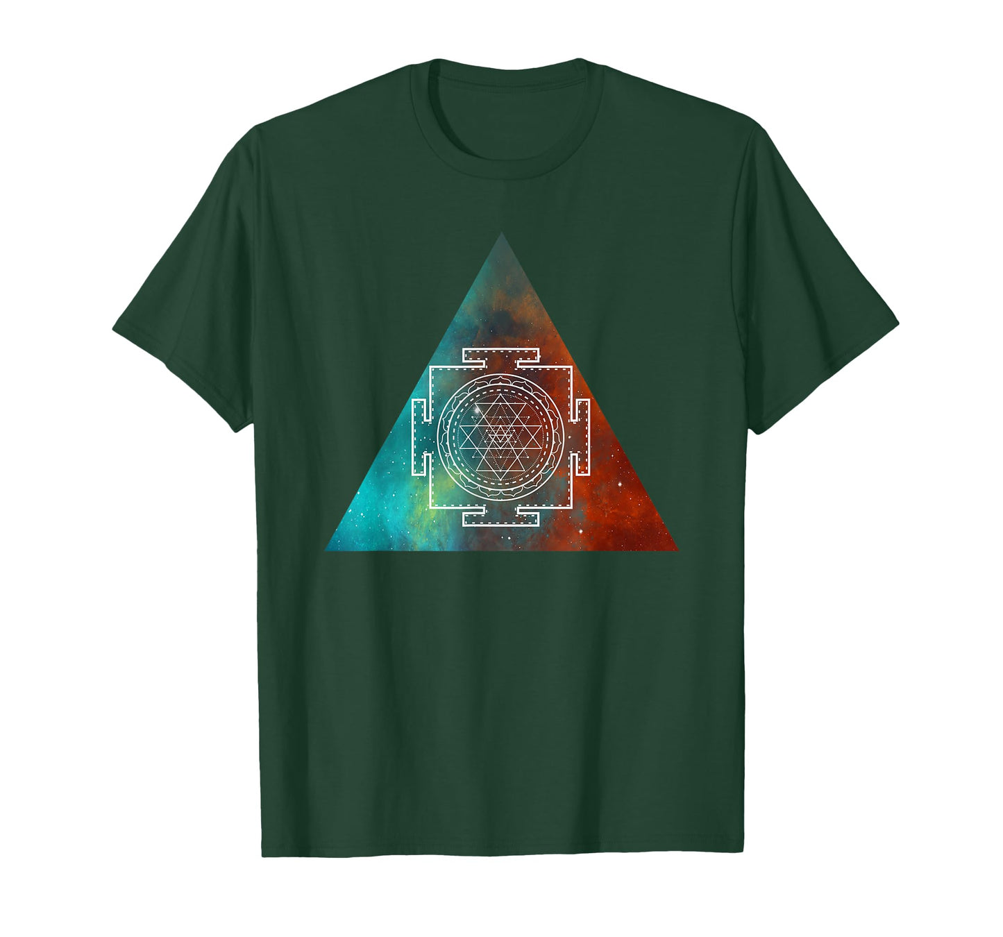 Sacred Geometry - Sri Yantra Graphic T-Shirt T-Shirt