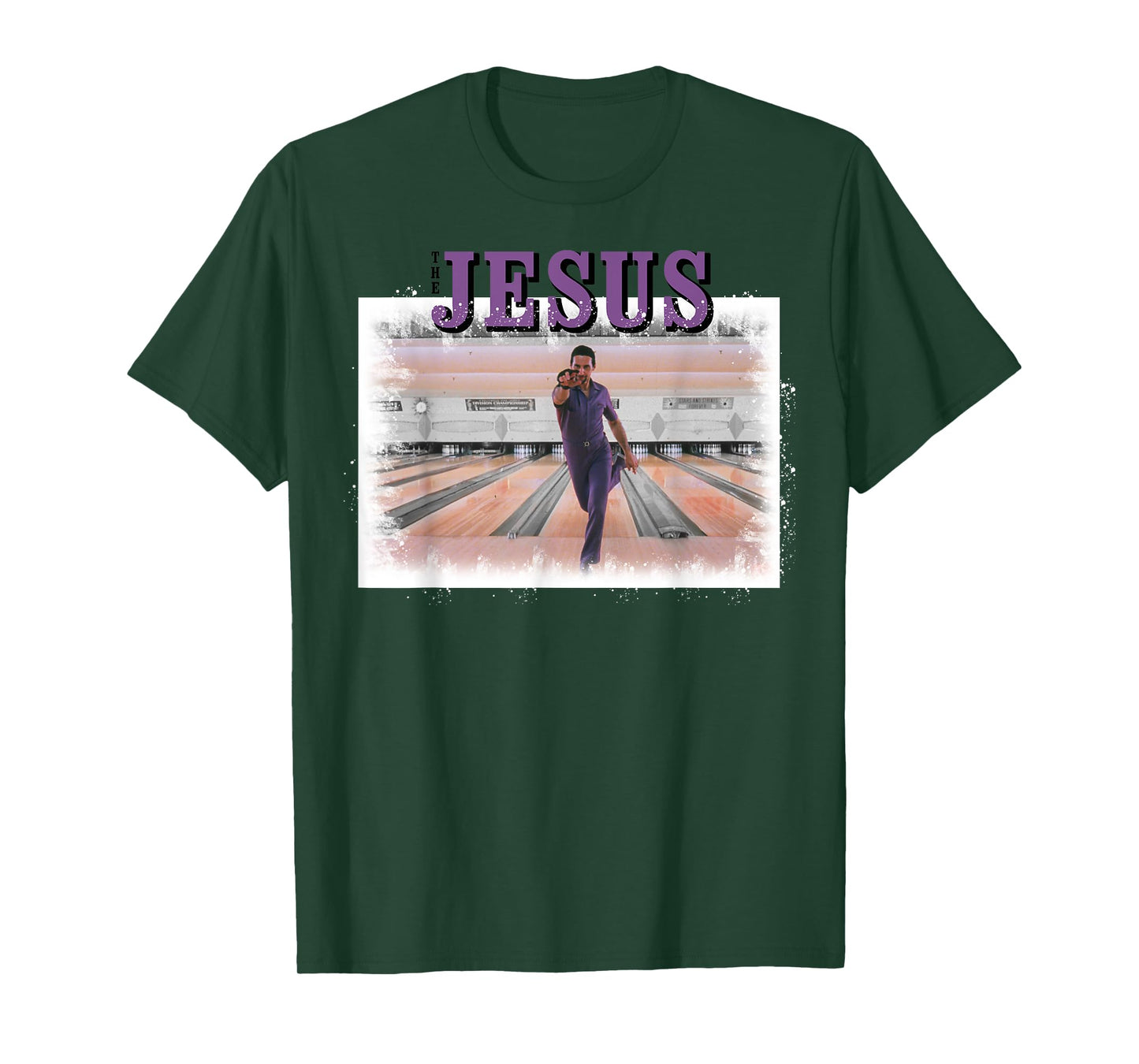 The Big Lebowski The Jesus Bowling Photo Graphic T-Shirt T-Shirt