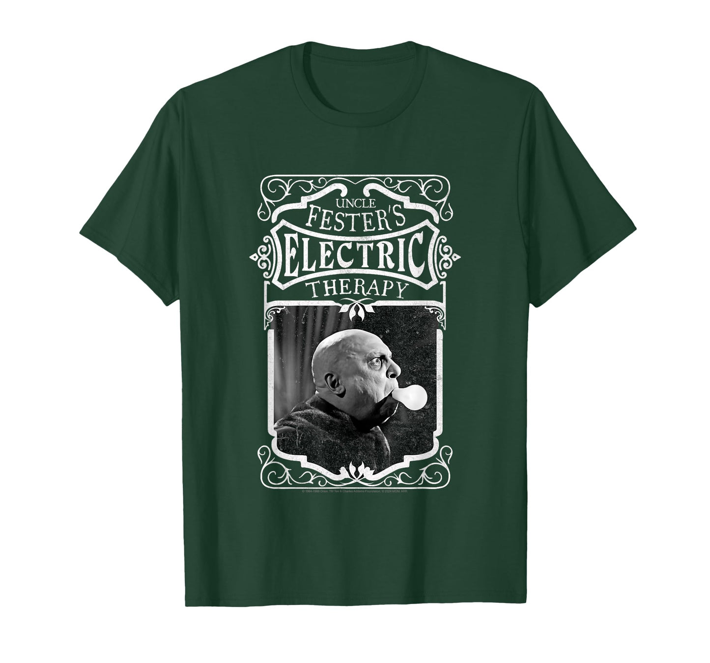 The Addams Family Uncle Fester's Electric Therapy T-Shirt