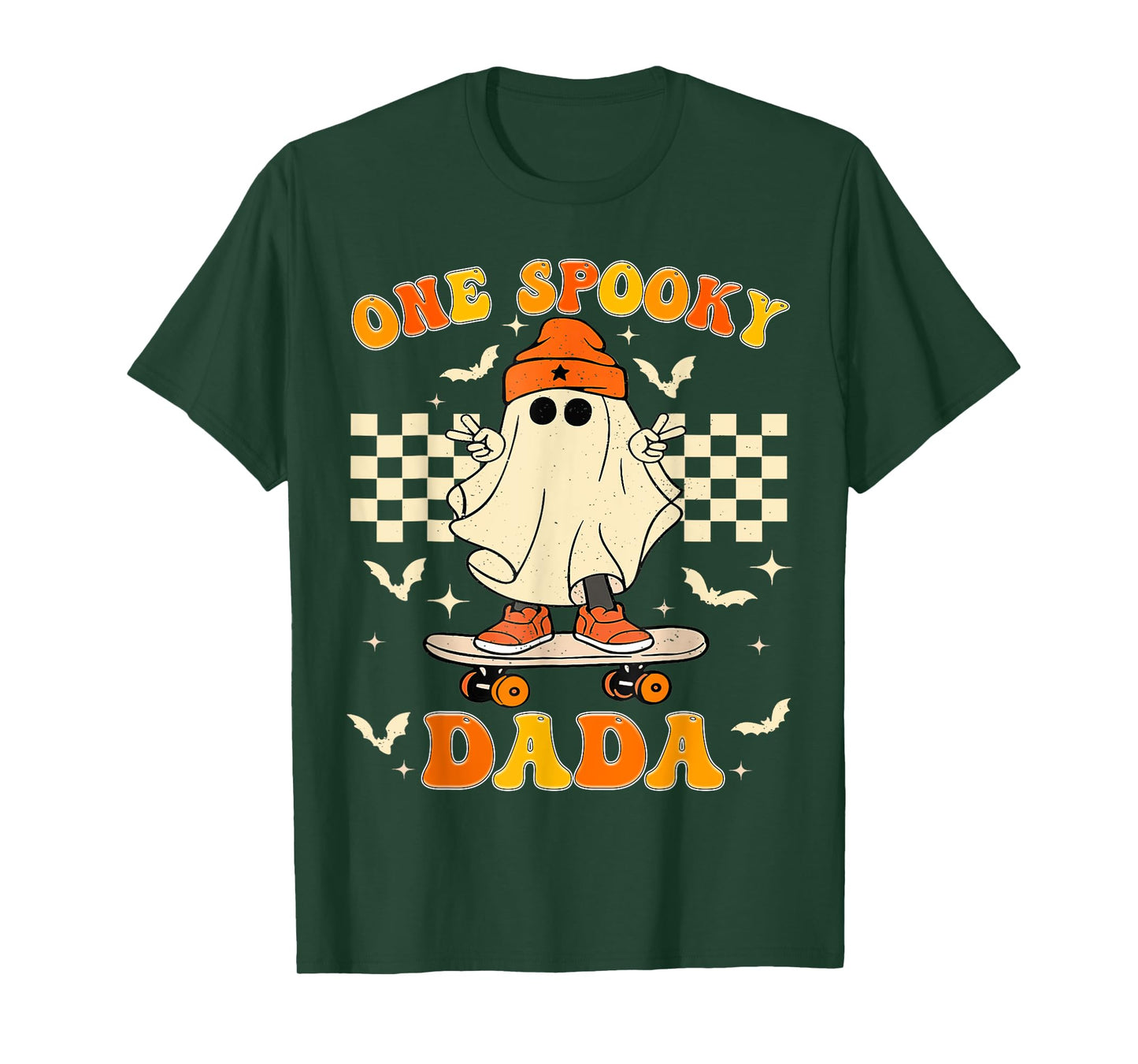 Groovy Boo One Spooky Dada First Halloween Birthday Boy T-Shirt