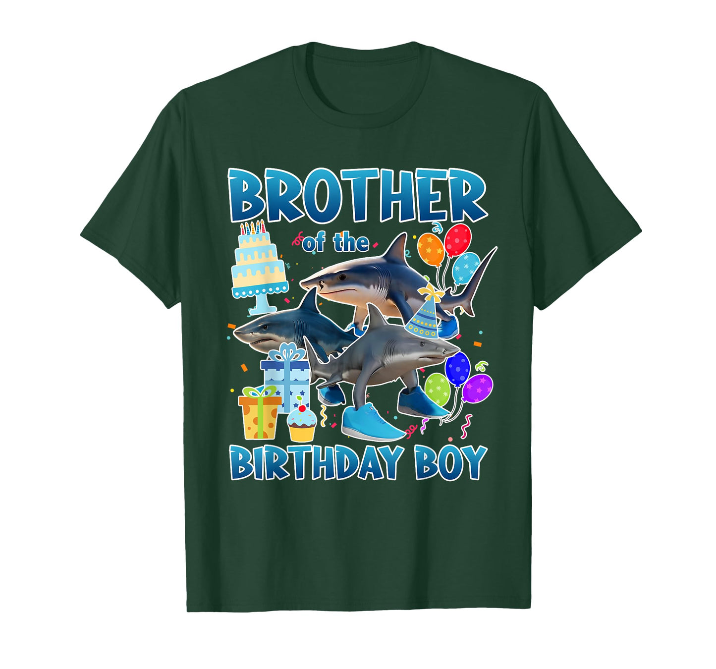 Brother Of The Birthday Boy Tralalero Tralala Family T-Shirt
