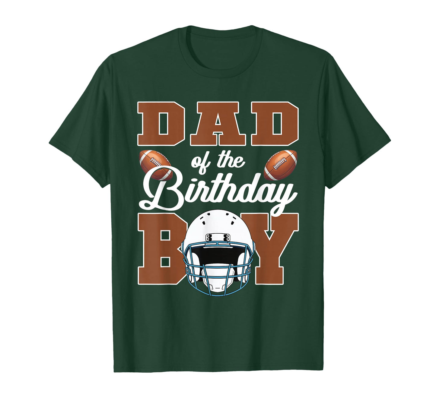 Dad Of The Birthday Boy Football Party Family Matching T-Shirt
