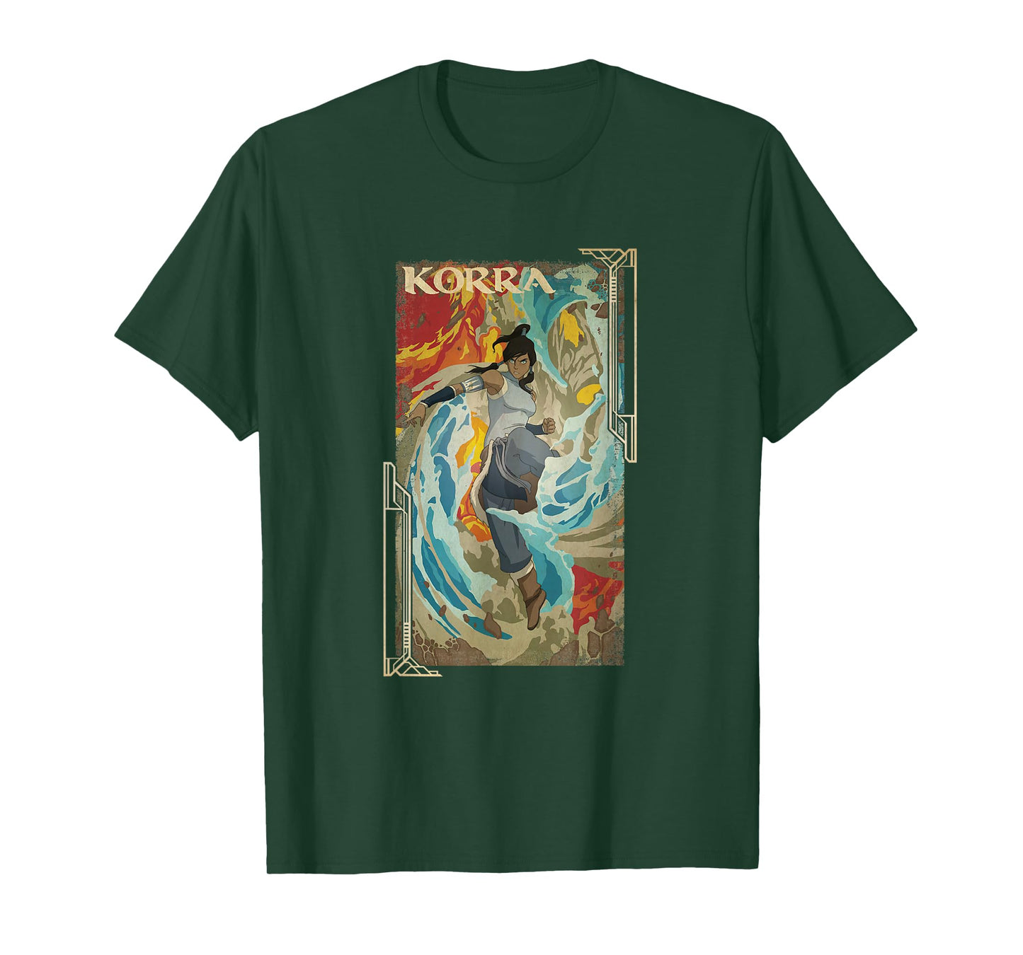 The Legend of Korra Framed Avatar T-Shirt