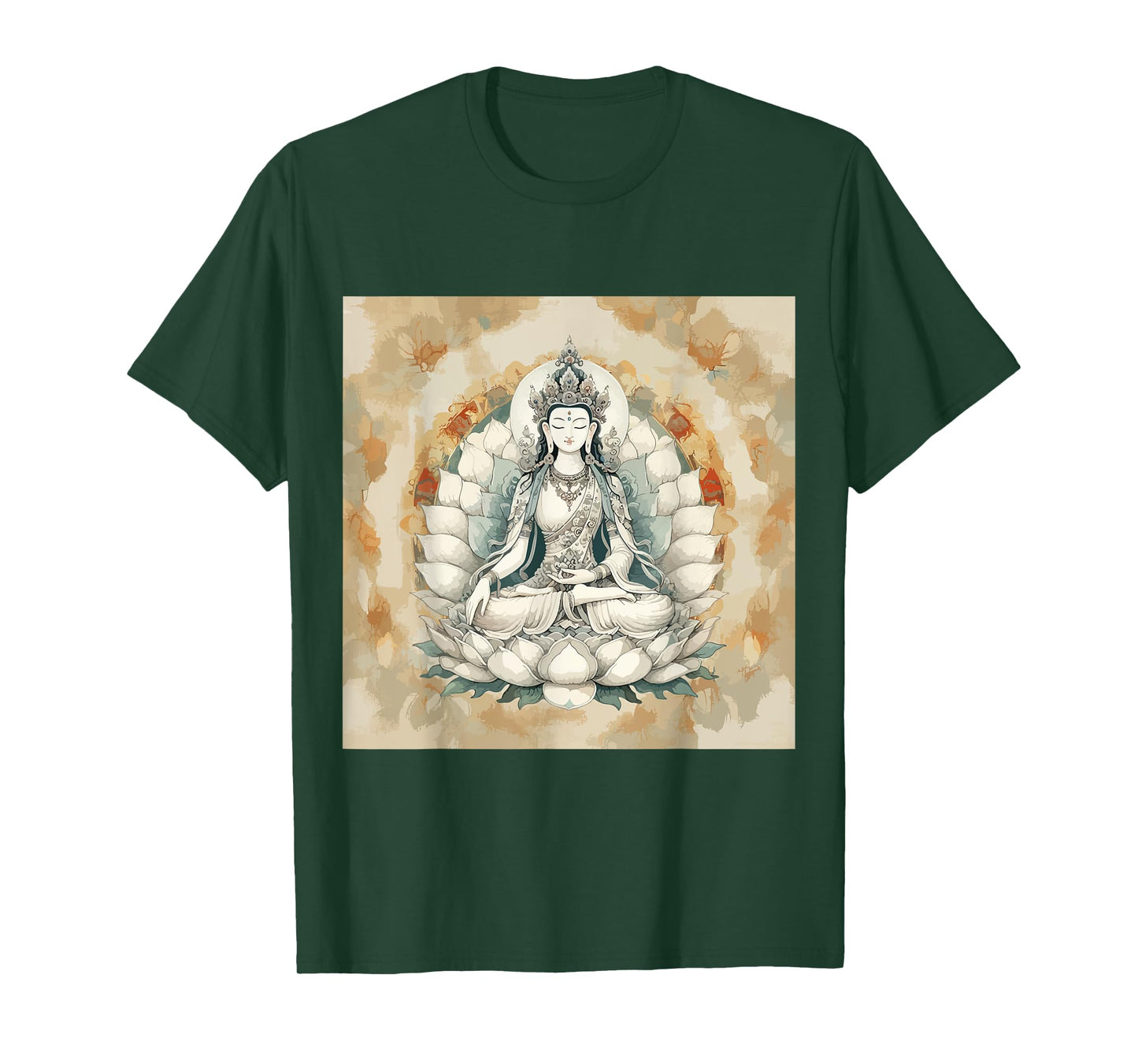 White Tara Tibetan Buddhism Goddess Ancient Deity T-Shirt