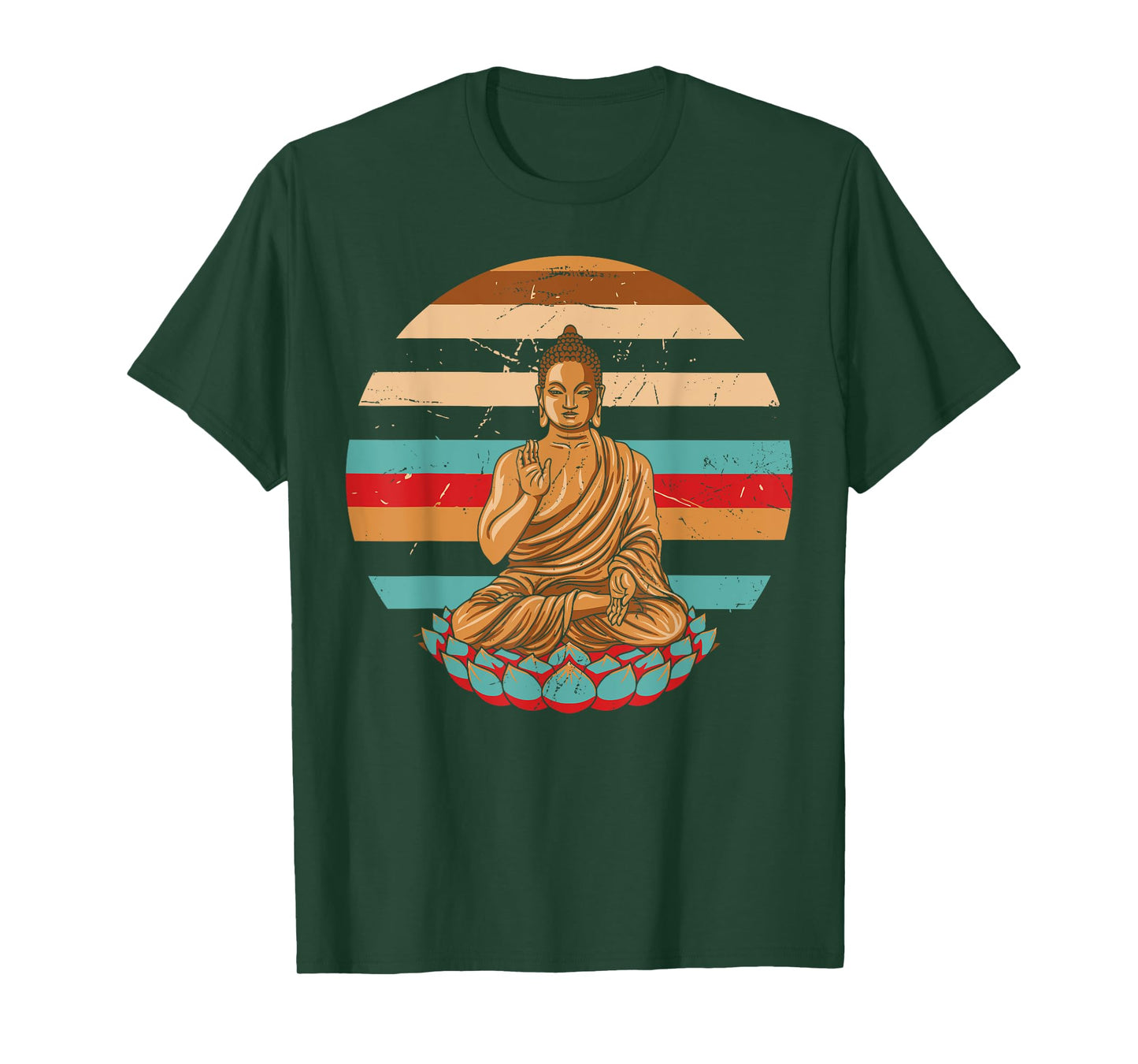 Vintage Style Retro Sleeping Buddha Gift T-Shirt T-Shirt