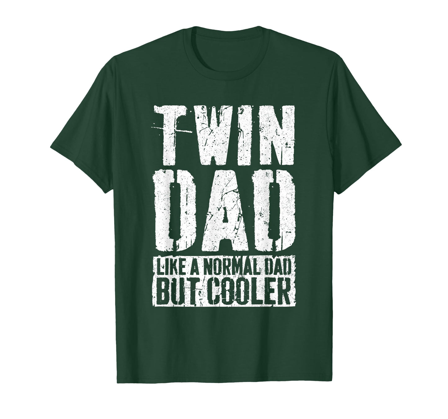 Twin Dad Shirt Men Dad Of Twins Fathers Day T-Shirt