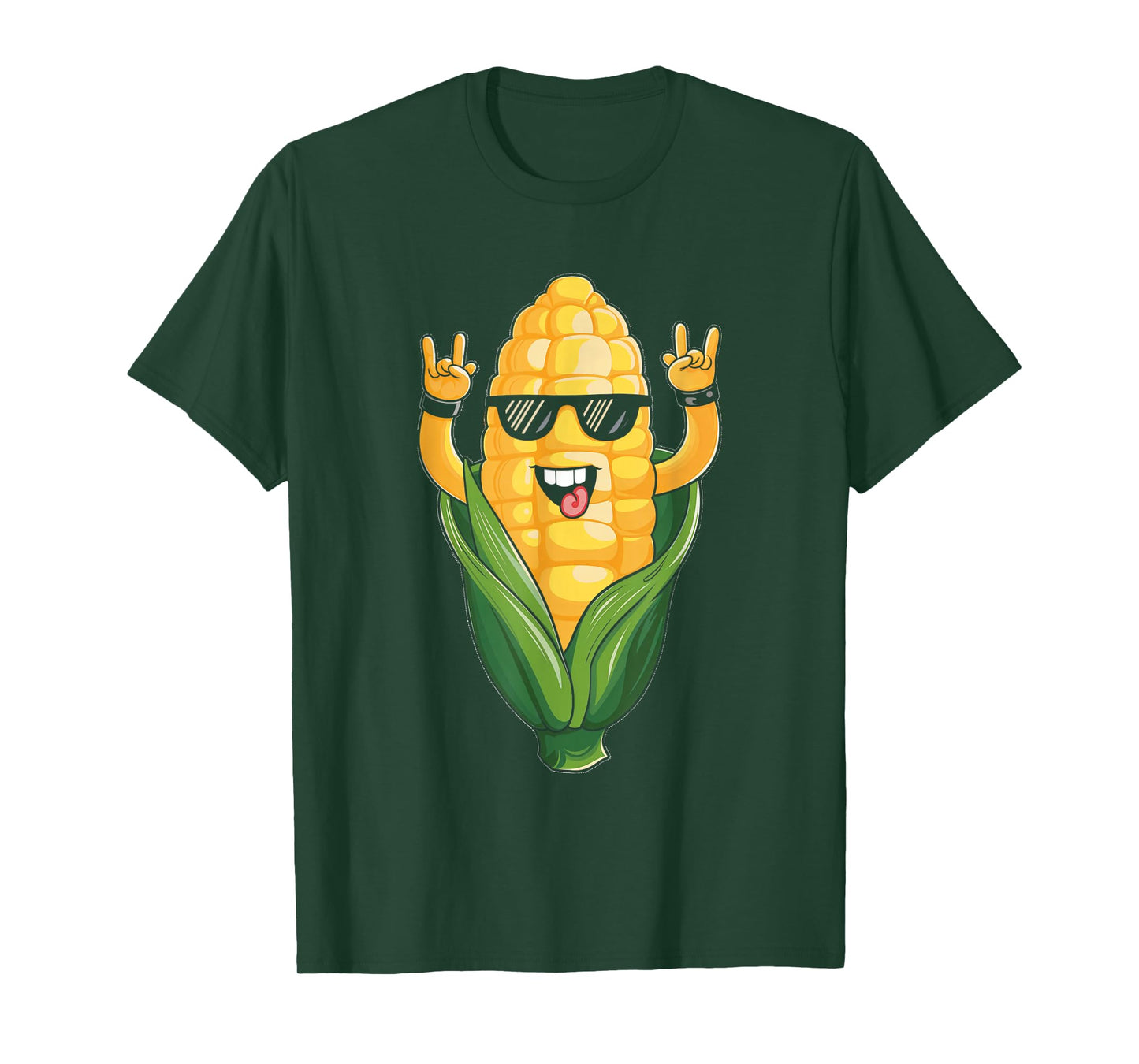 Rock On Corn Corn Lover Sweet Corn On The Cob T-Shirt