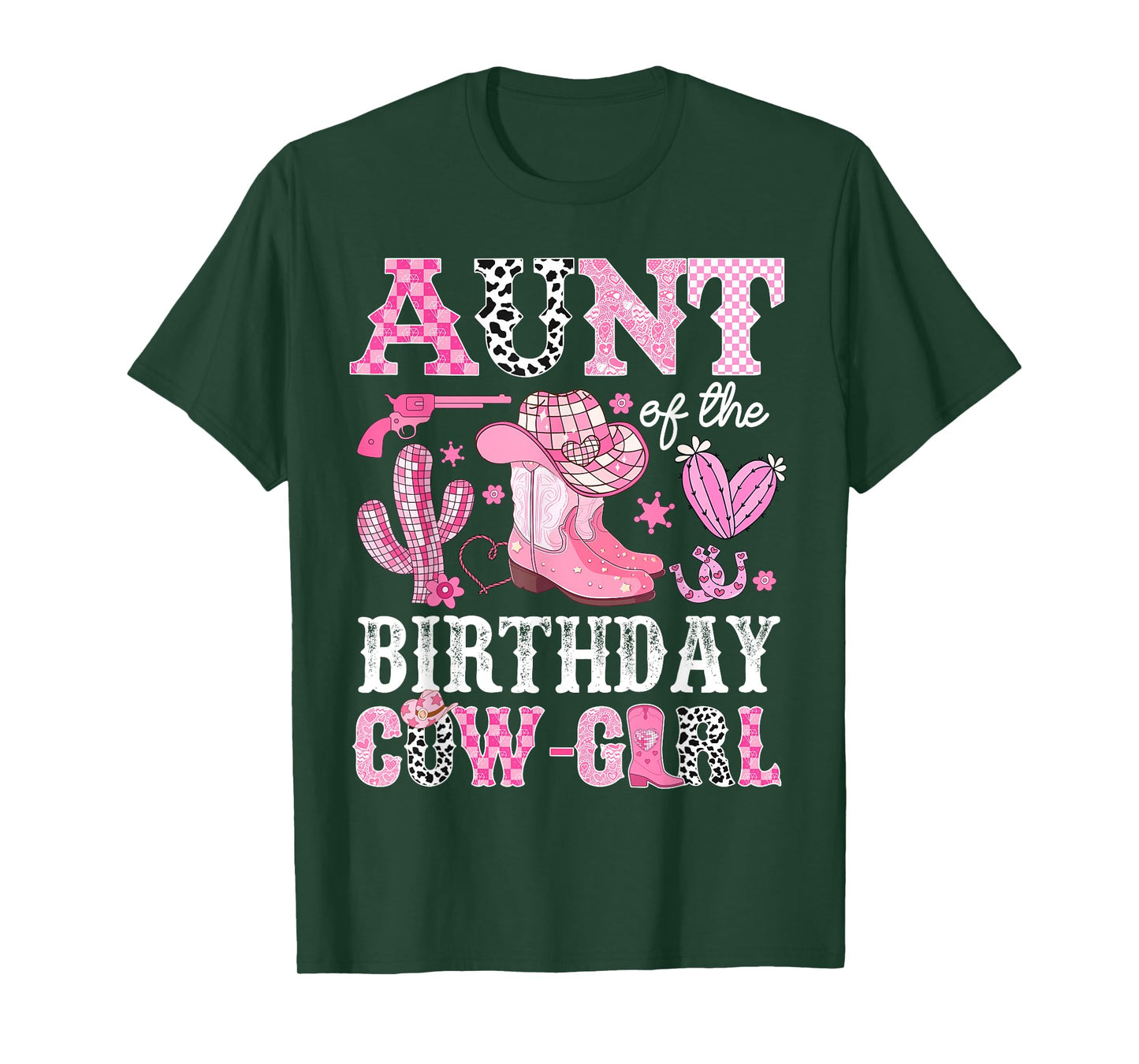 Aunt Of The Birthday Cow-Girl Rodeo Cowgirl Bday T-Shirt