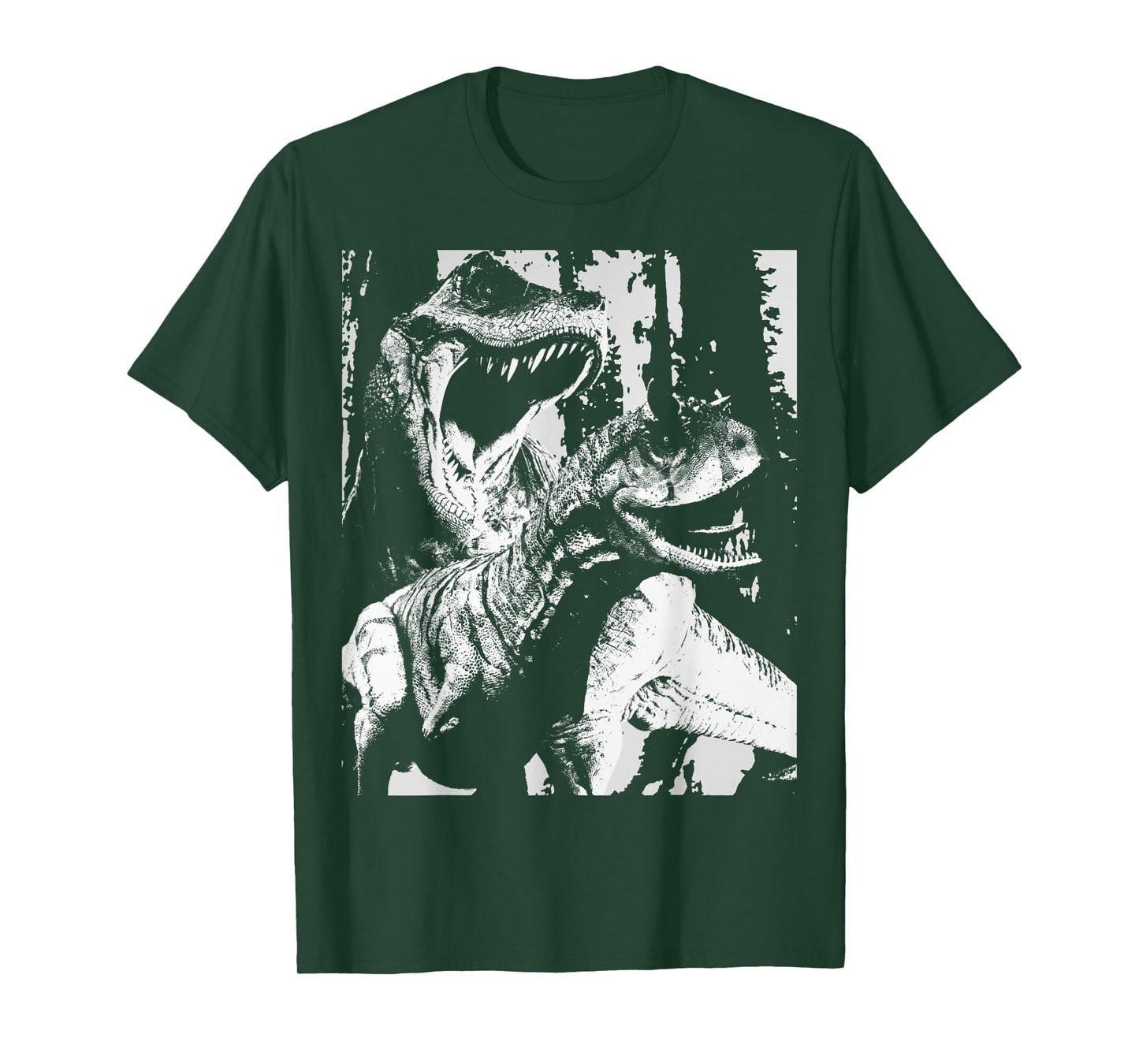 Carnotaurus Versus Trex Graphic Tee Carnotaurus Dinosaur T-Shirt