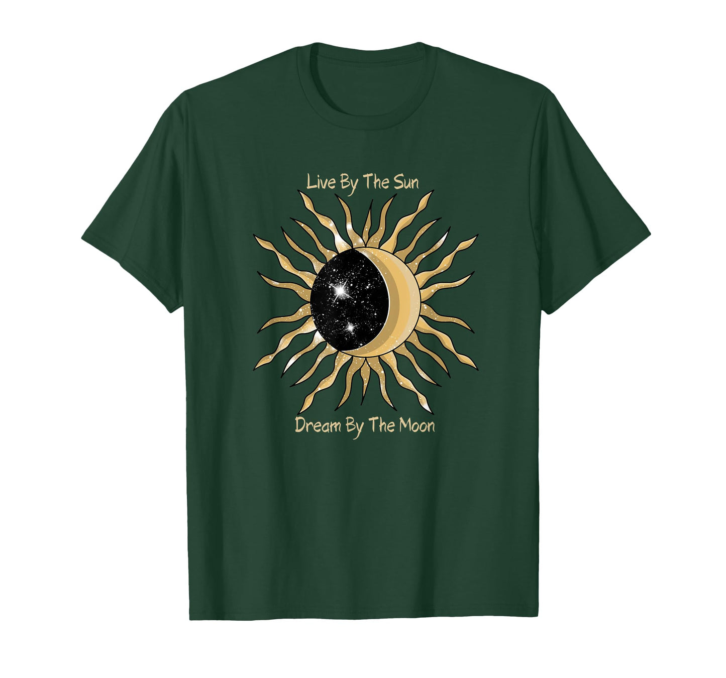 Live By The Sun Dream By The Moon Astrology T-Shirt