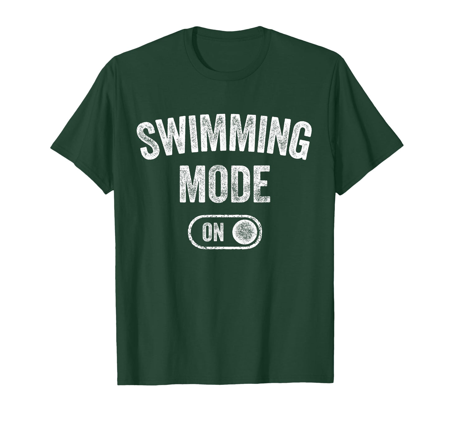 Swimming Mode On Funny Swimmer Gift Diver Coach T-Shirt