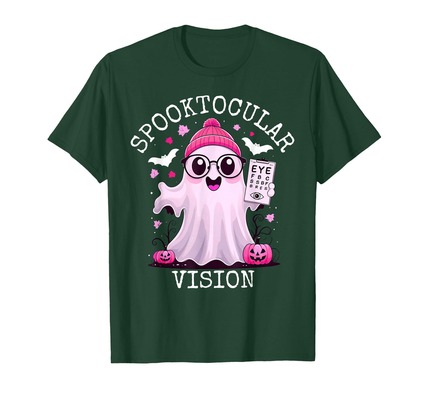 Spooktocular Vision Optometry Ghost Halloween Eye Doctor T-Shirt