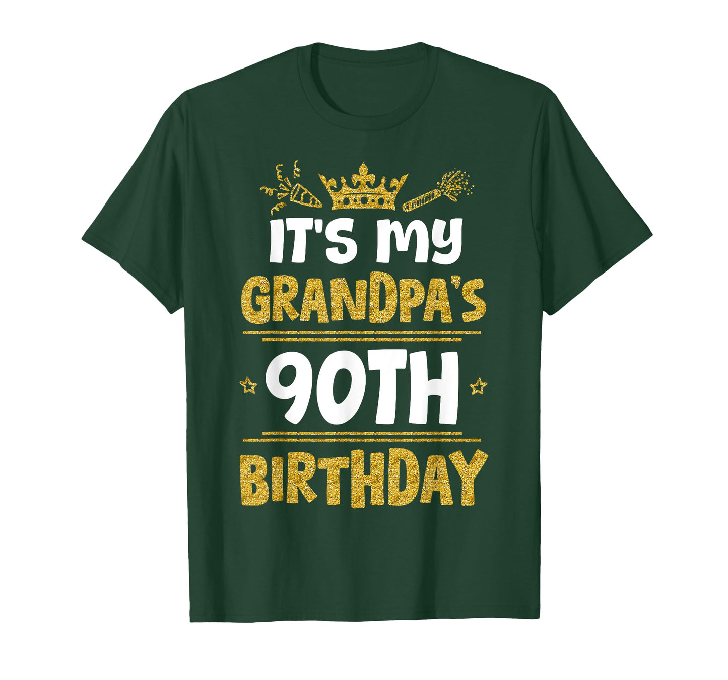 Happy It's My Grandpa's 90th Birthday 1935 90 Years Old T-Shirt