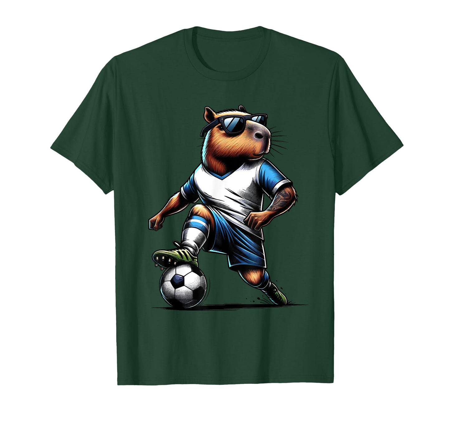 Soccer Capybara Sport - Soccer Player T-Shirt