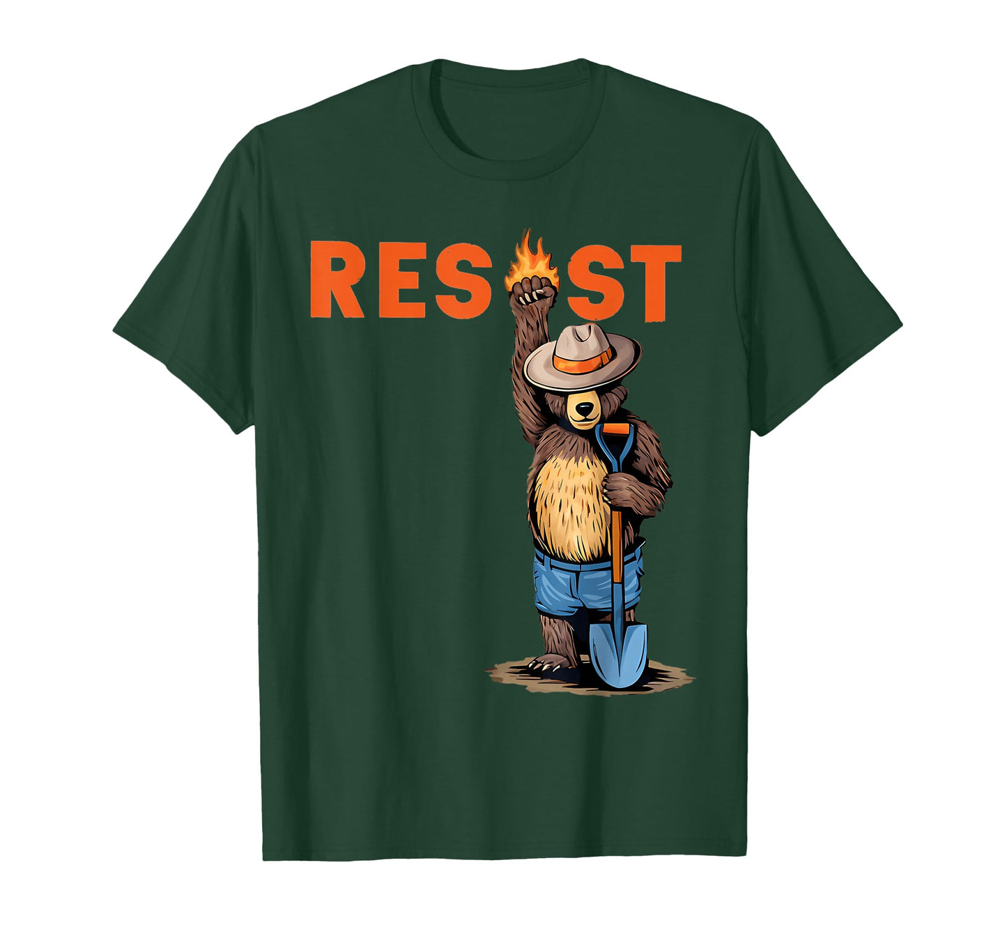Vintage The Resist Bear Meme For Women & Men T-Shirt