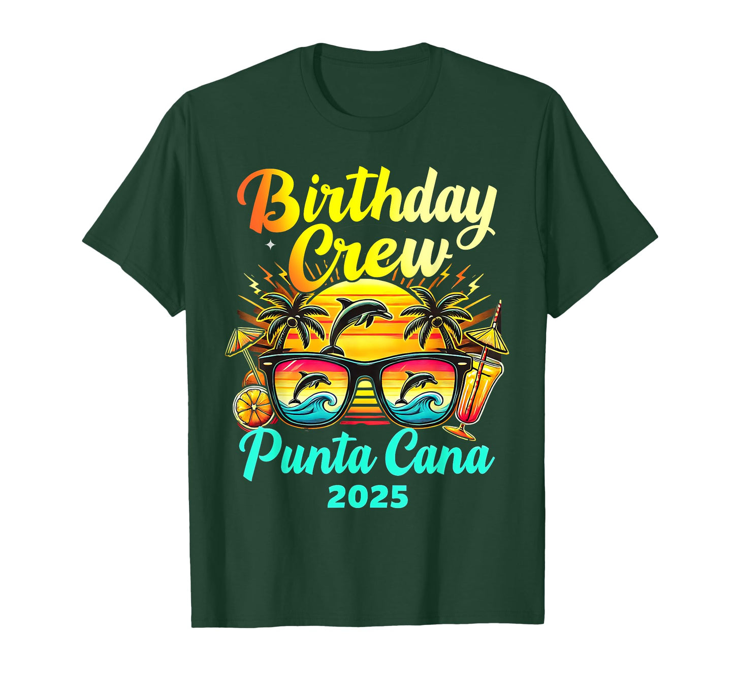 Punta Cana Birthday Trip 2025 Matching Group Vacation T-Shirt