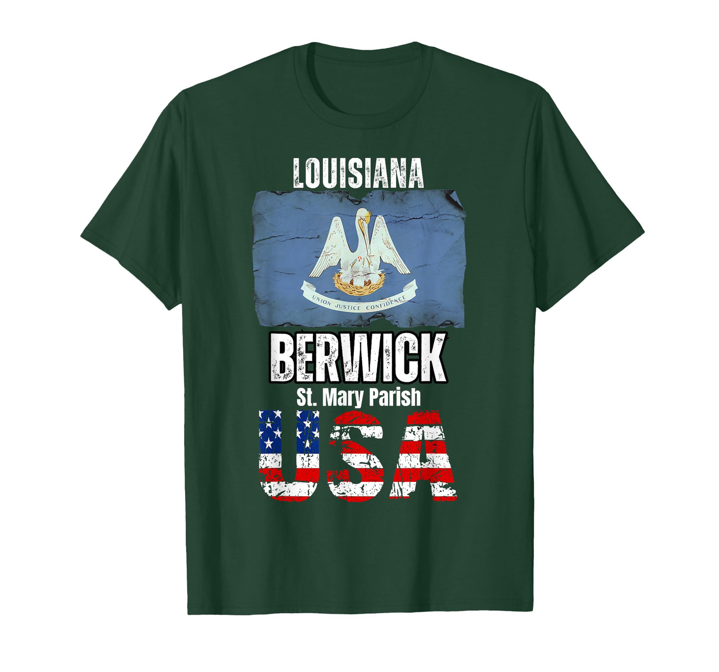 Berwick, Louisiana LA, St. Mary Parish, T-Shirt