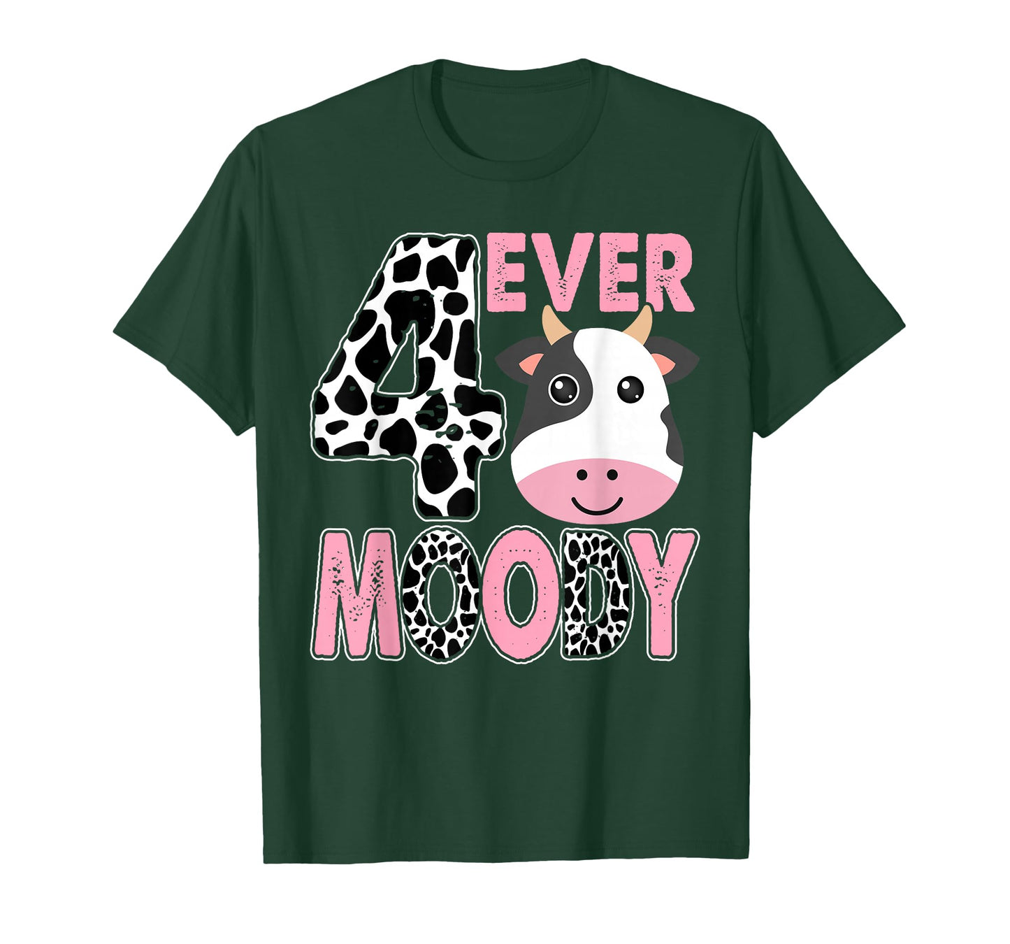 Im 4 4th Bday Four Ever Moody Birthday Decorations T-Shirt