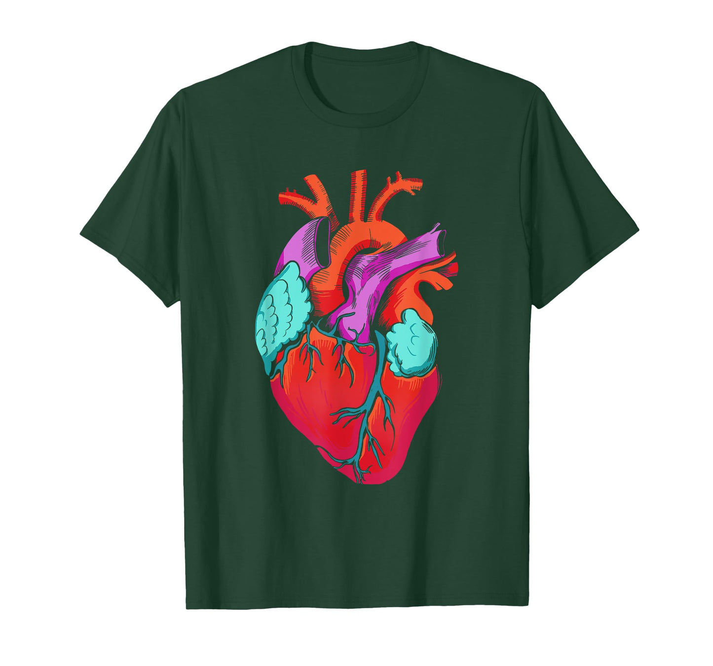 Anatomical Heart Vintage Heart Anatomy T-Shirt
