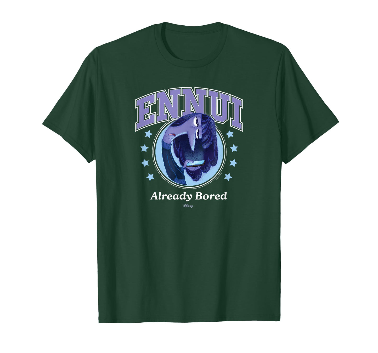 Inside Out 2 - Ennui Already Bored Emotion Character T-Shirt