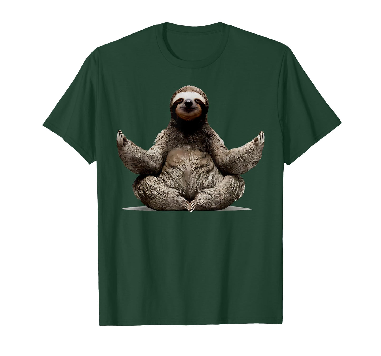 Sloth Yoga Namaste Meditation Buddhist Zen Buddha Women Men T-Shirt
