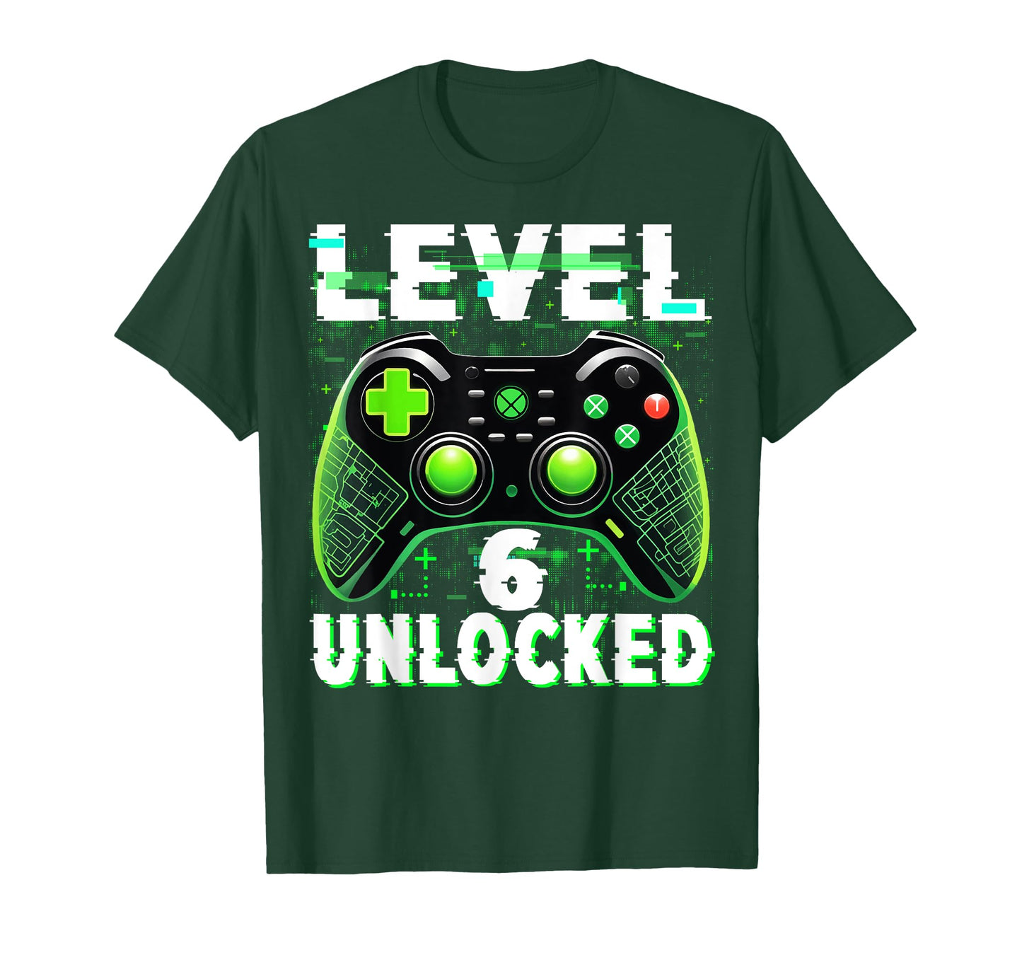 Level 6 Unlocked Shirt Funny Video Gamer Geek 6th Birthday T-Shirt