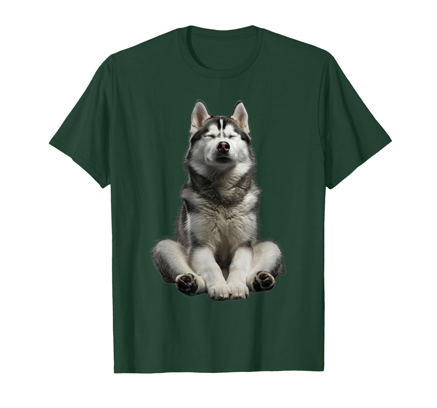 Siberian Husky Yoga T-Shirt