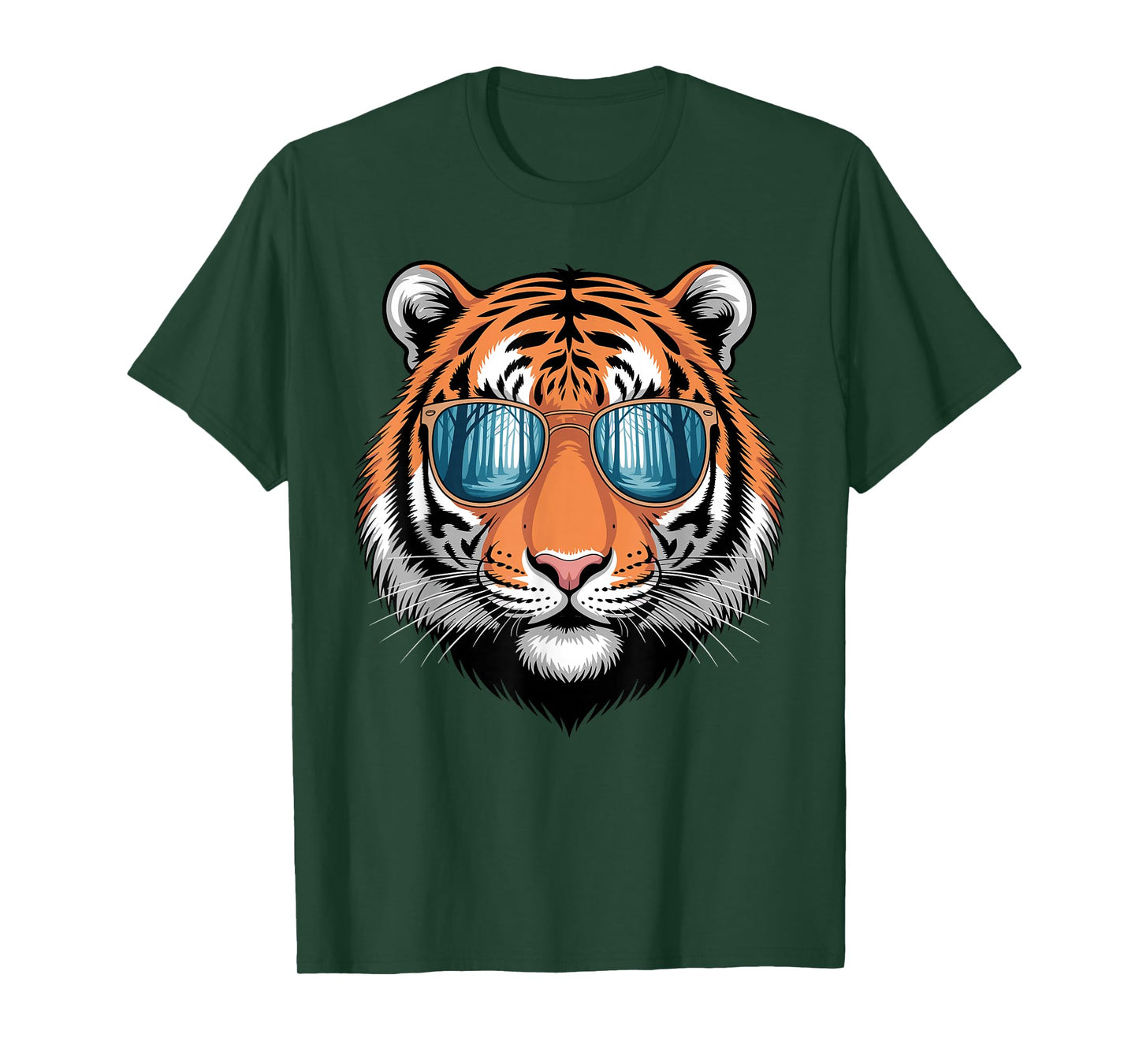 Cool Tiger Costume for Men Women Kids Pattern Tiger Lover T-Shirt