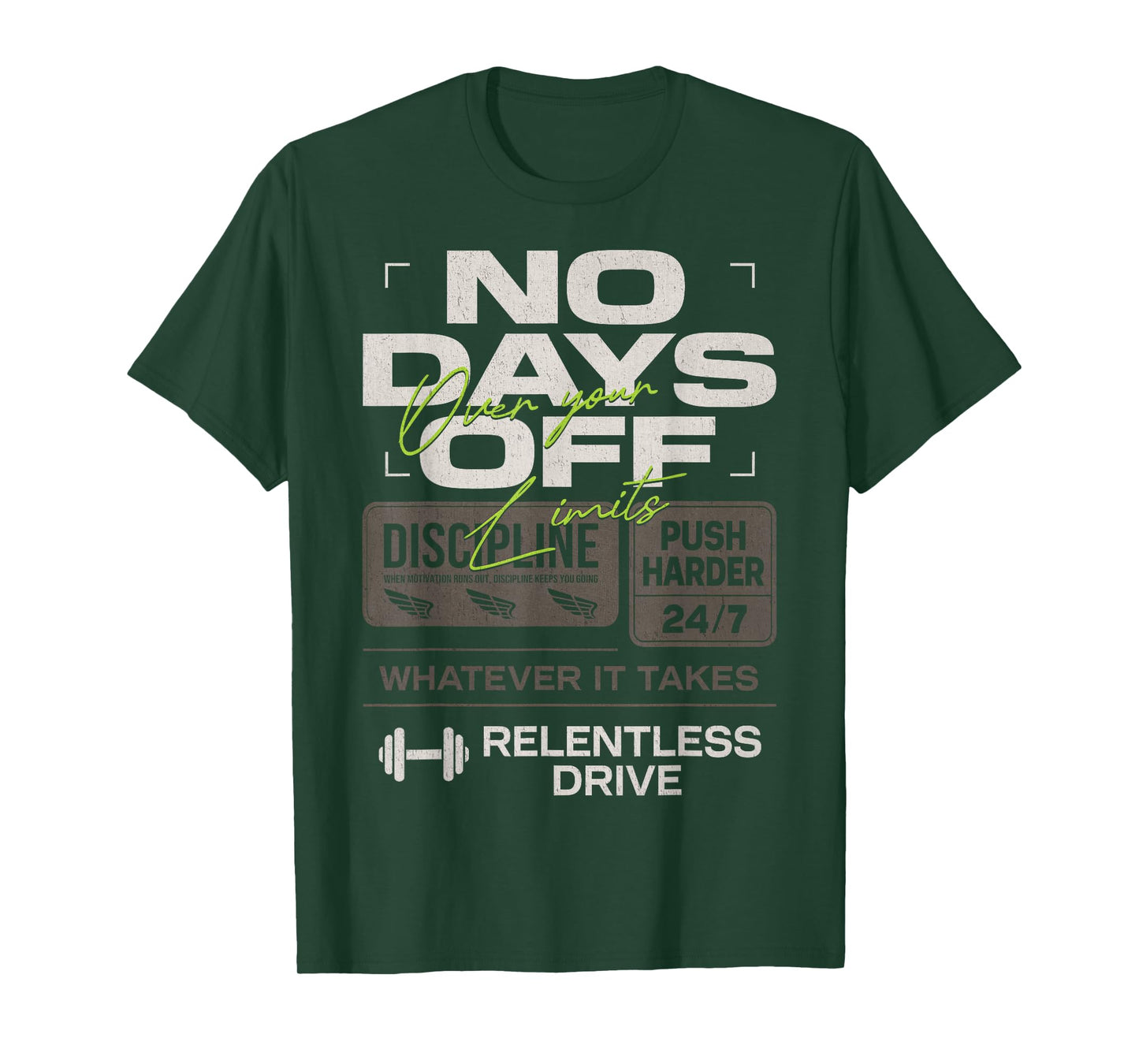 Y2K Fitness Quote Gym Training Discipline Yoga Sport Workout T-Shirt