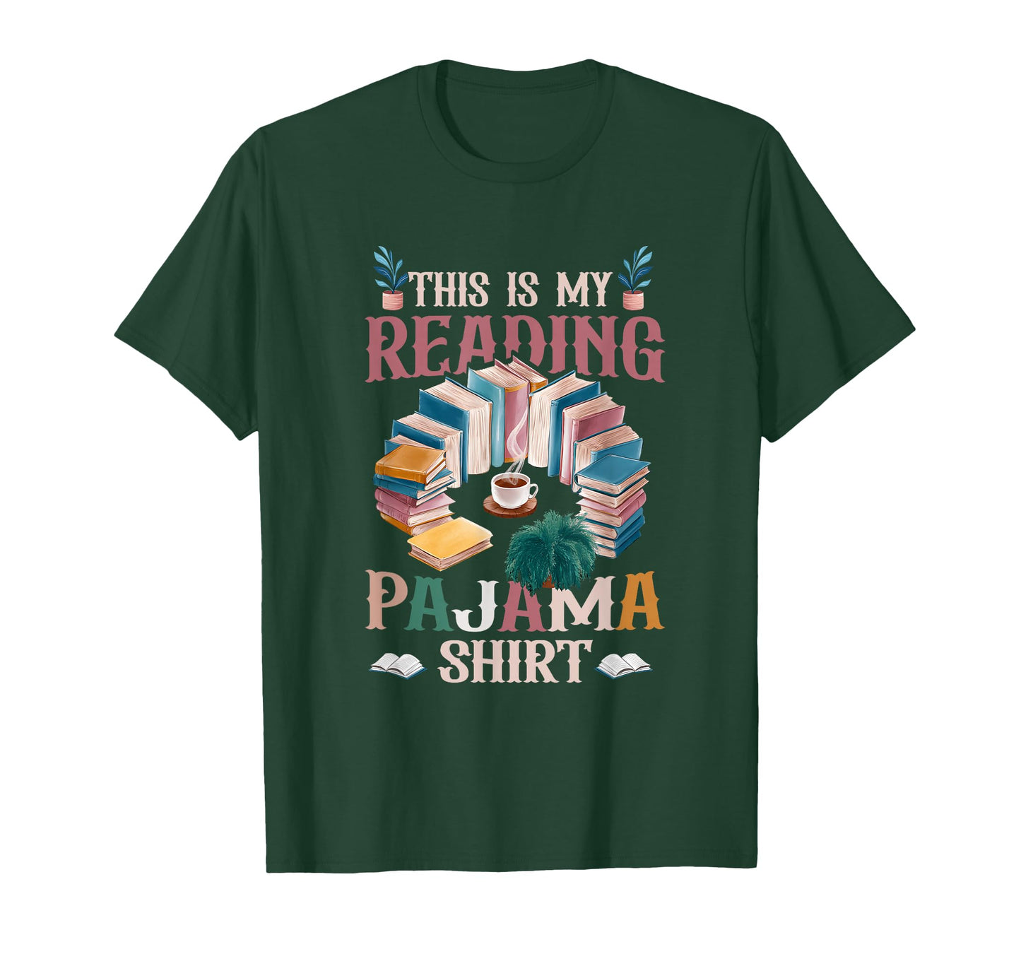 Book And Pajama This Is My Reading Pajama Bedtime Reading T-Shirt