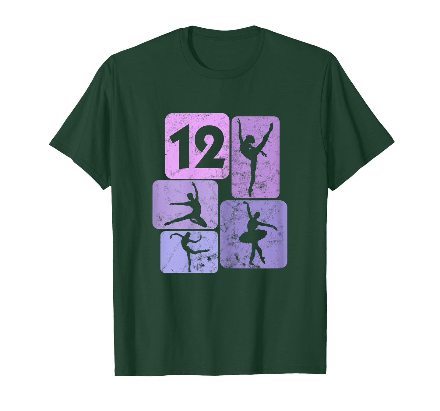 12th Birthday Dancer Ballet Ballerina 12 Years Girl T-Shirt