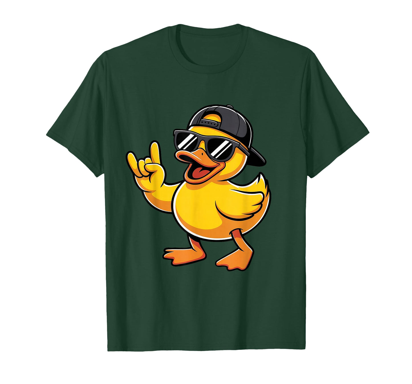 Rubber Duck Rock Music Rubber Duckie Funny Duck Graphic T-Shirt