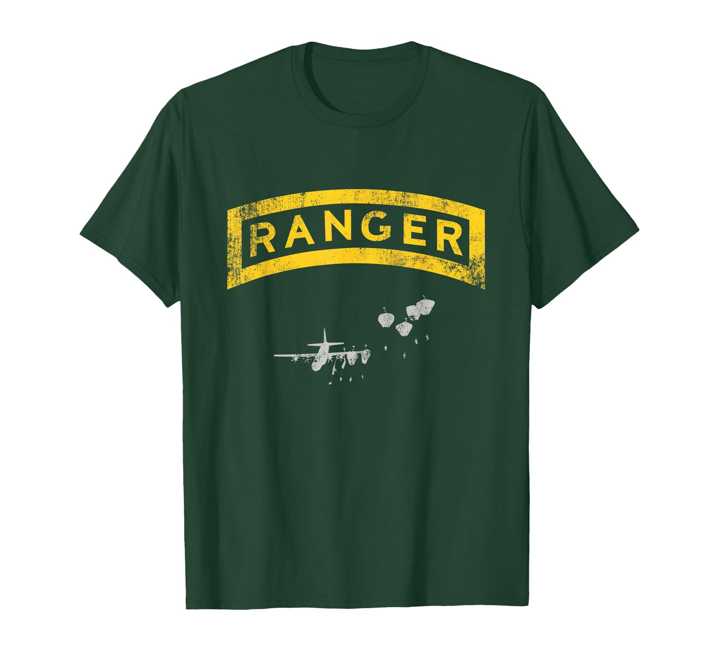 US Army Ranger Tab Airborne Ranger Military Veteran Vintage T-Shirt