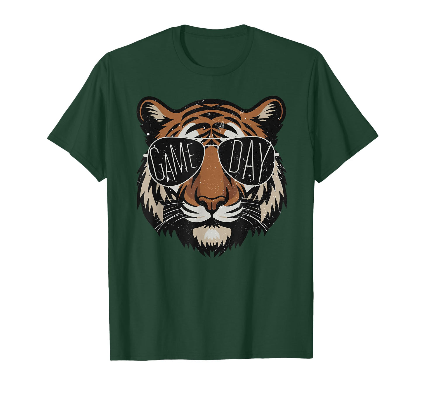 Touchdown American Football Game Day Thanksgiving Tiger Cool T-Shirt