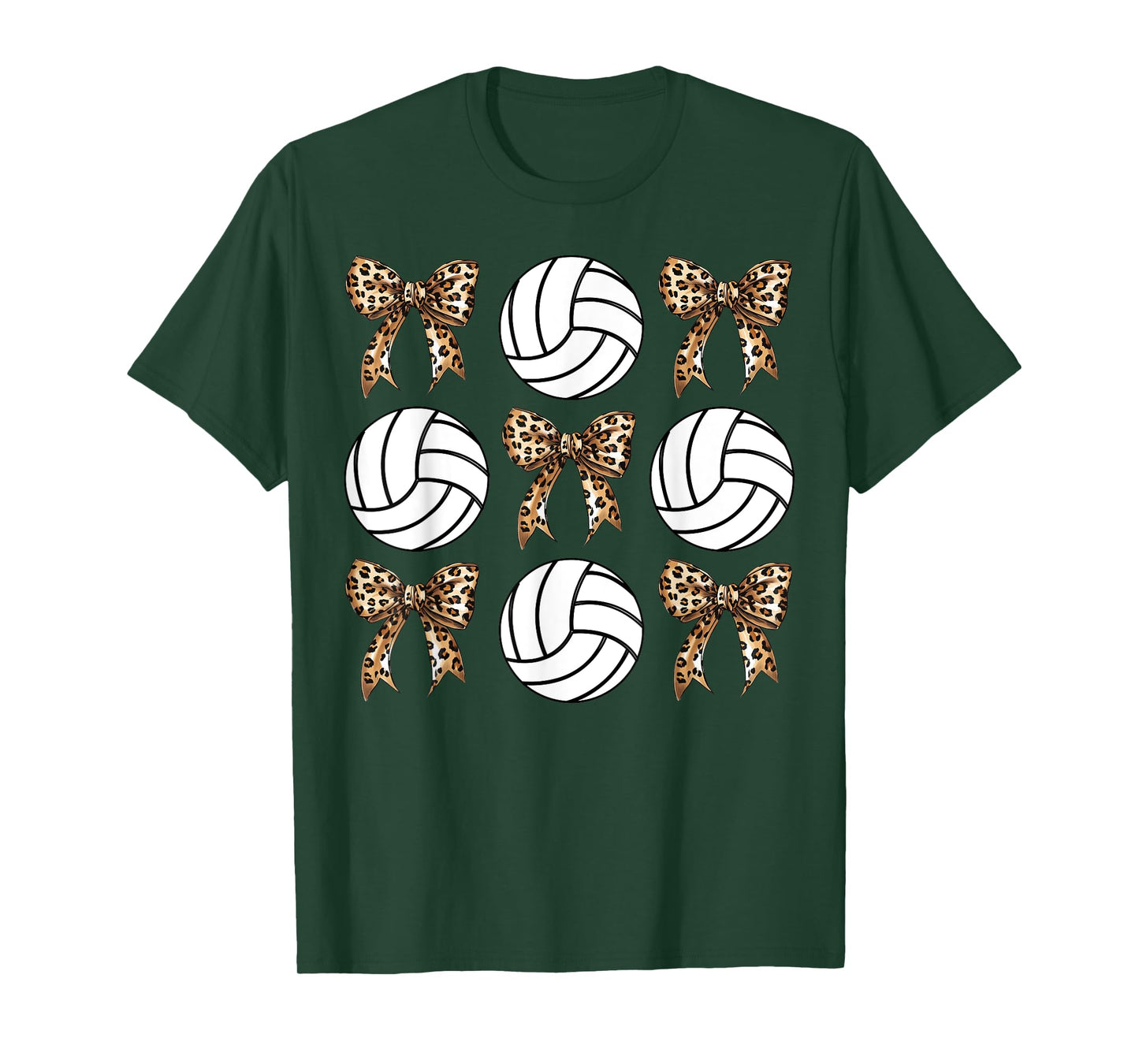 Volleyball Coquette Bow Volleyball Mom Sister Girly Bow T-Shirt