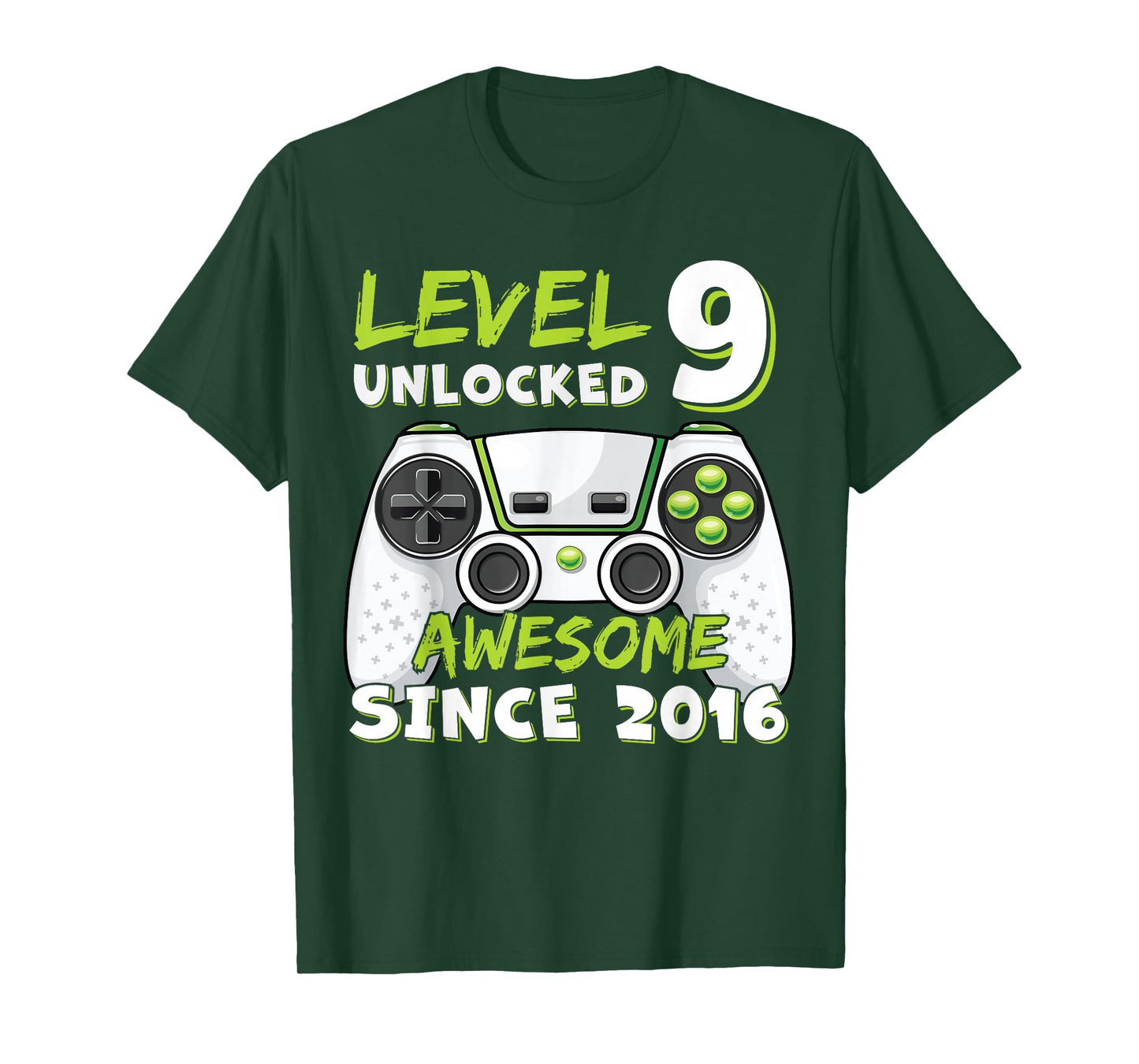 9 Year Old BDay Decorations Son Boy 9yr 2016 9th Birthday T-Shirt