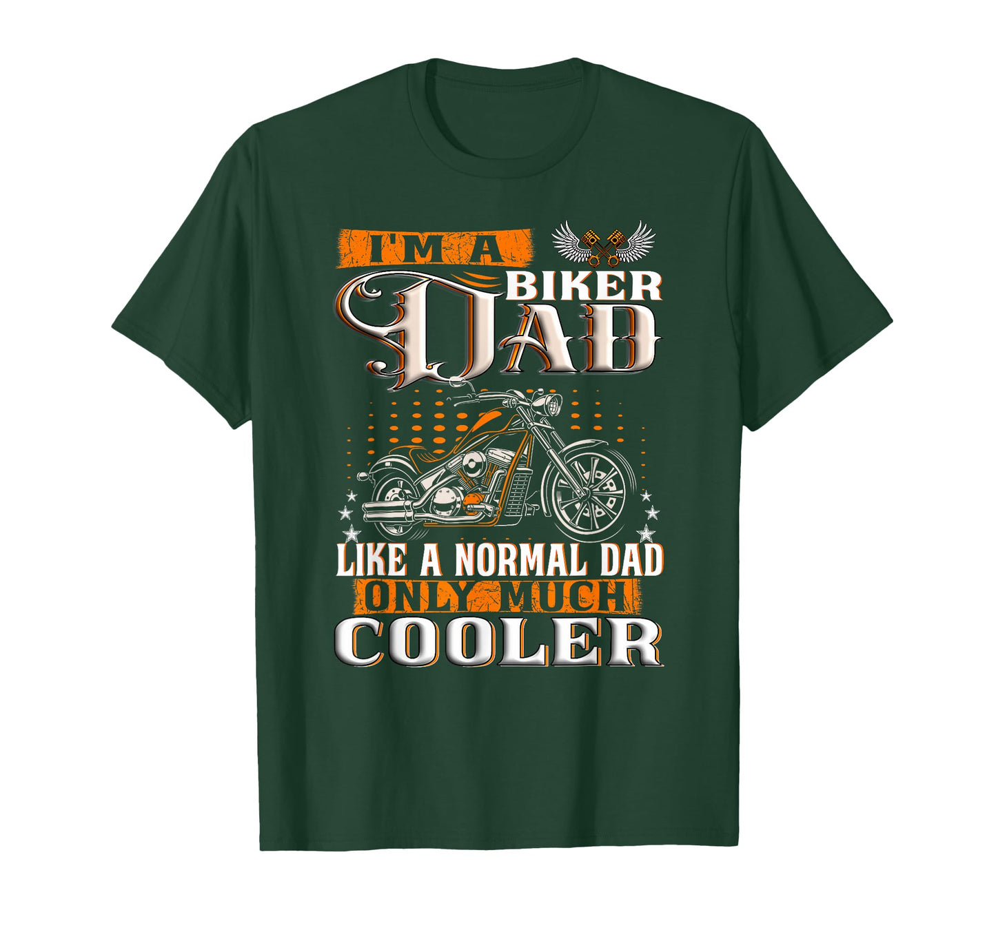 Funny Best Biker Dad Motorcycle Rider Father T-Shirt